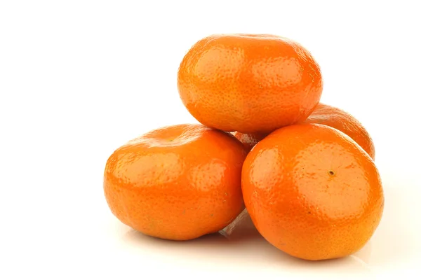 Massa färska mandariner — Stockfoto