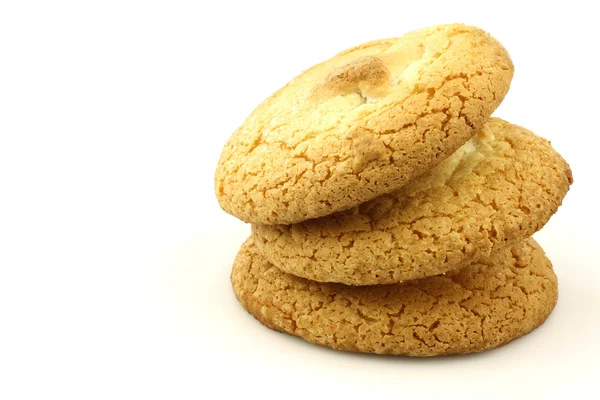 Gestapelte holländische Kekse namens "bitterkoekjes " — Stockfoto