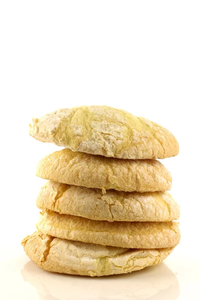 Biscoitos holandeses empilhados chamados "theekoeken " — Fotografia de Stock