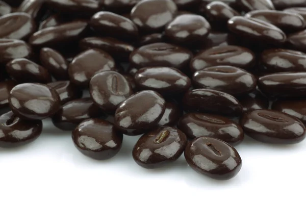 Massa choklad kaffebönor — Stockfoto