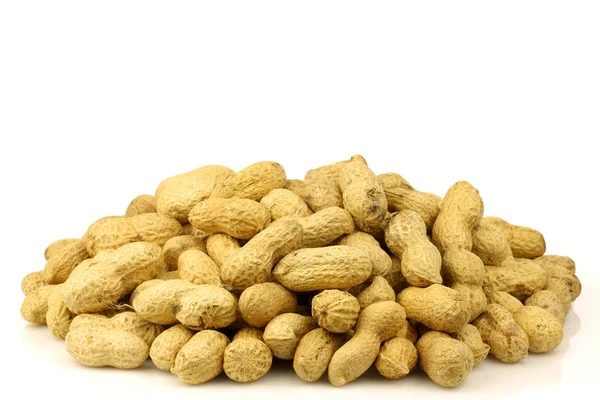 Banda čerstvé pražené arašídy — Stock fotografie
