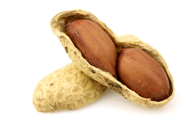 Fresh roasted peeled peanut — Stock Photo, Image