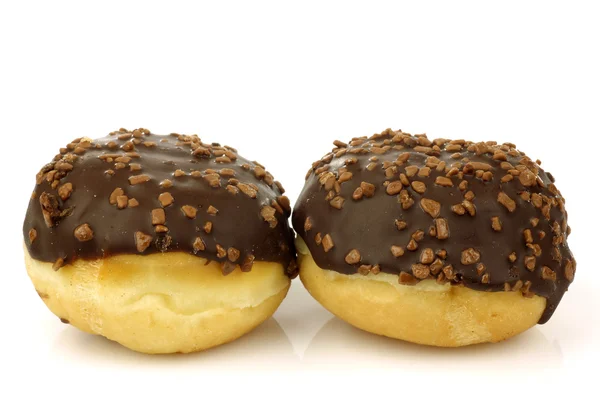 Donuts de bola de chocolate — Fotografia de Stock
