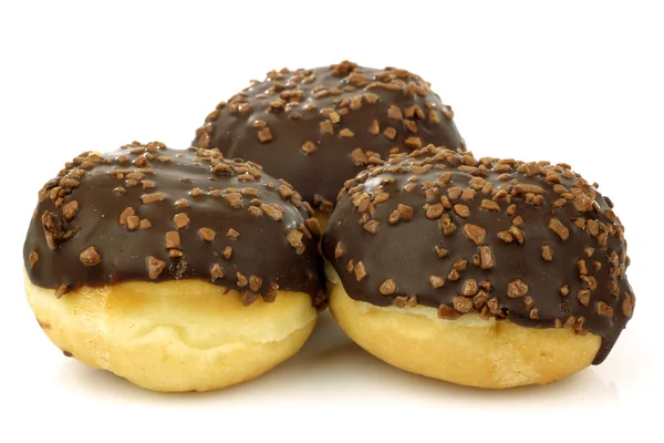 Chocolate ball donuts — Stock Photo, Image