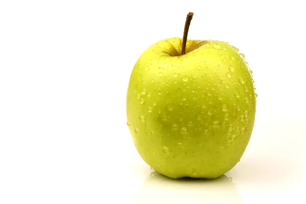 Čerstvý "golden delicious" jablko — Stock fotografie