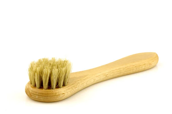 Wooden shoe polishing brush — Stock Photo, Image