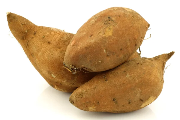 Три солодкий картопля — стокове фото