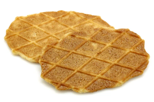 Freshly baked Dutch waffles — Stock Photo, Image