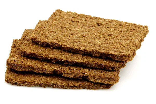 stock image Wholemeal and rye diet crackers