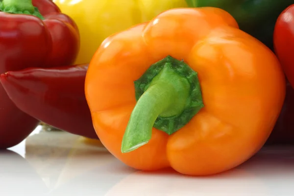 Kleurrijke paprika (Capsicum ) — Stockfoto