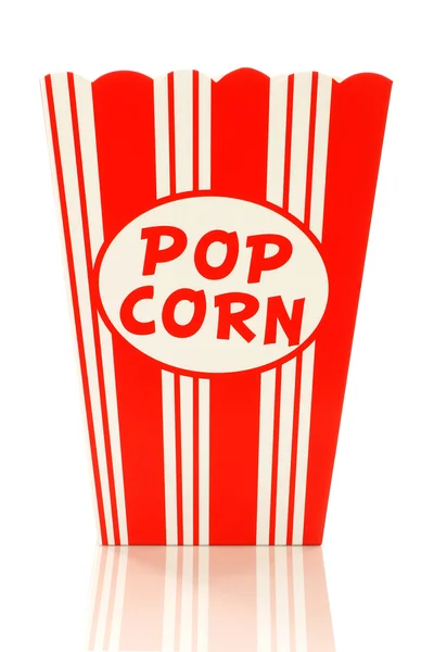 Dekorative leere Popcorn-Tasse aus Papier — Stockfoto