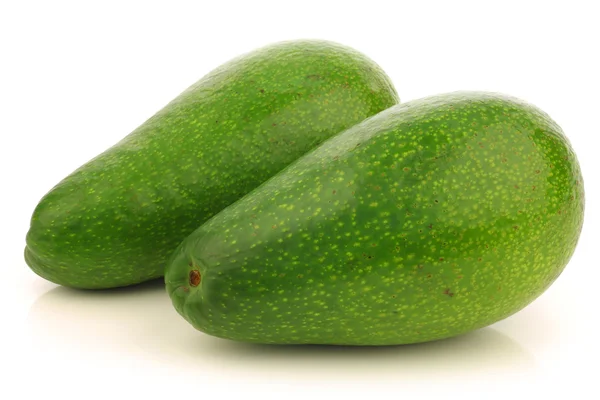 Two fresh and ripe avocado's — Stock Photo, Image