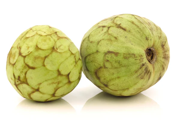 Vruchten van de verse cherimoya (Annona cherimola) — Stockfoto