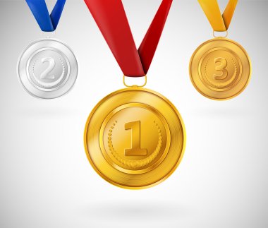 Set of medals clipart