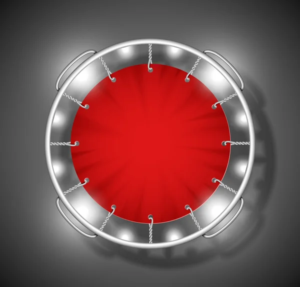 Trampoline rouge — Image vectorielle