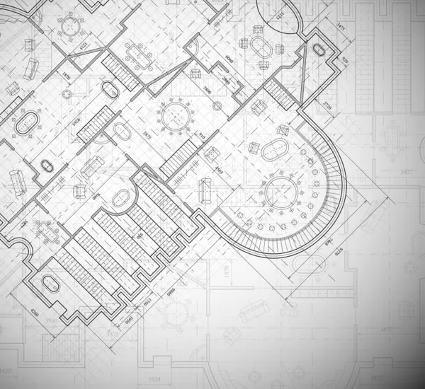 Építészeti terv Vektor Grafikák