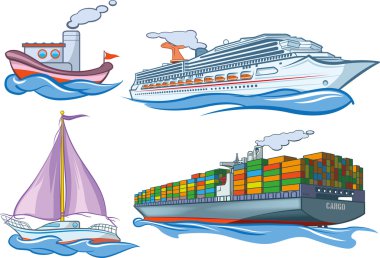 Water transport clipart