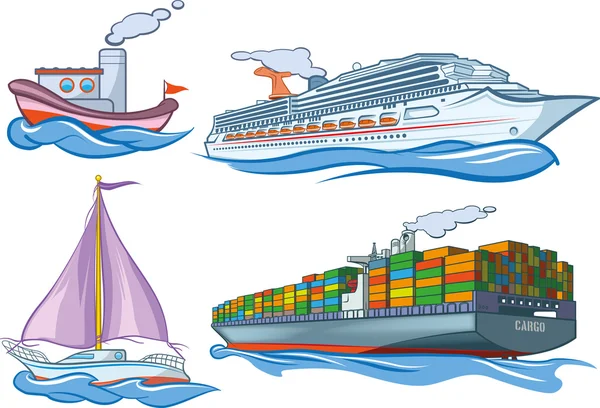 Transporte marítimo — Archivo Imágenes Vectoriales