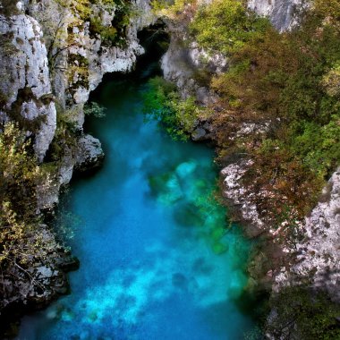 Valbona River in Albania clipart