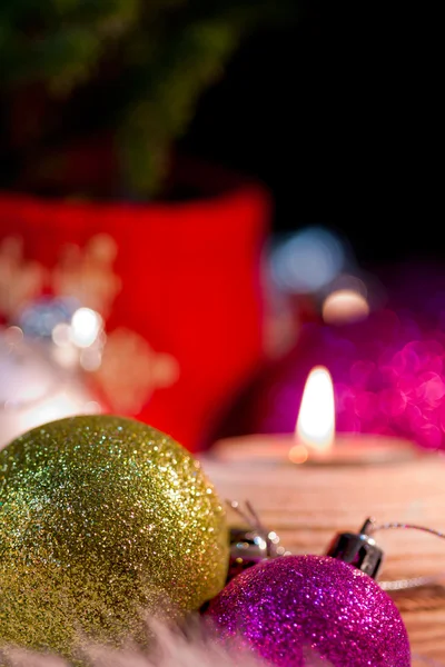 Рождественские украшения - Праздничное настроение — стоковое фото