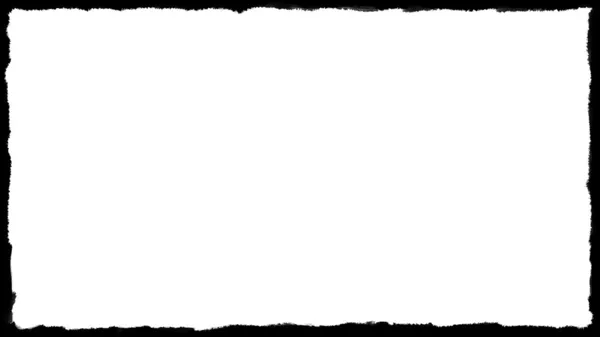 Marco de frontera único en blanco y negro 02 — Foto de Stock