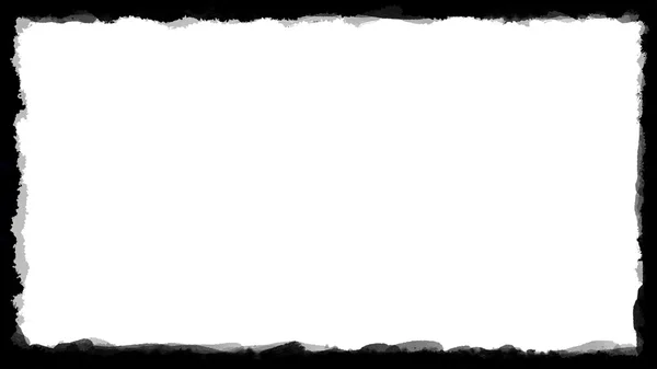 Benzersiz siyah beyaz sınır çerçeve 03 — Stok fotoğraf