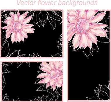 Flower backgrounds clipart