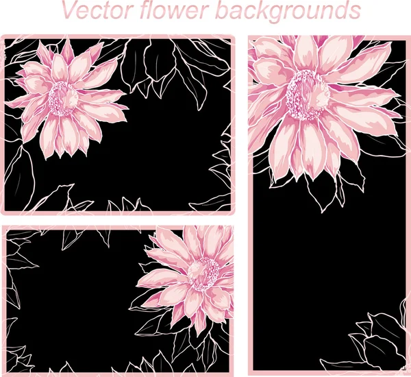 stock vector Flower backgrounds