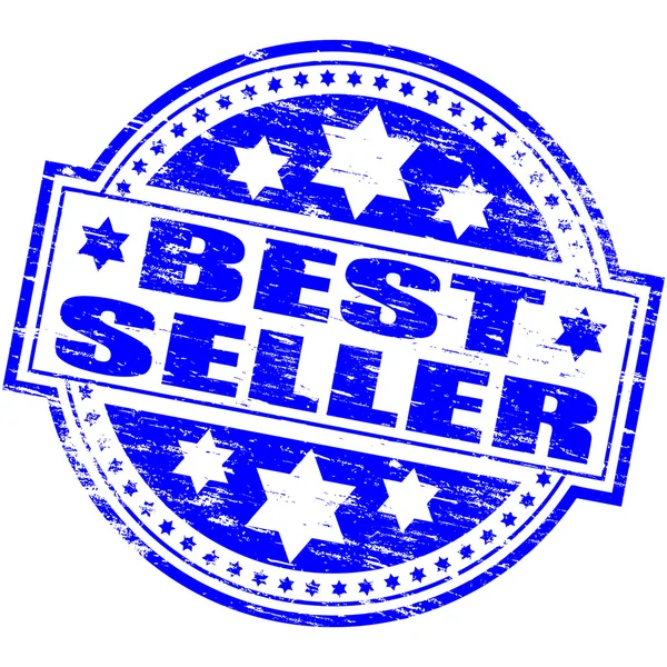 Best Seller Rubber Stamp — Stock Vector