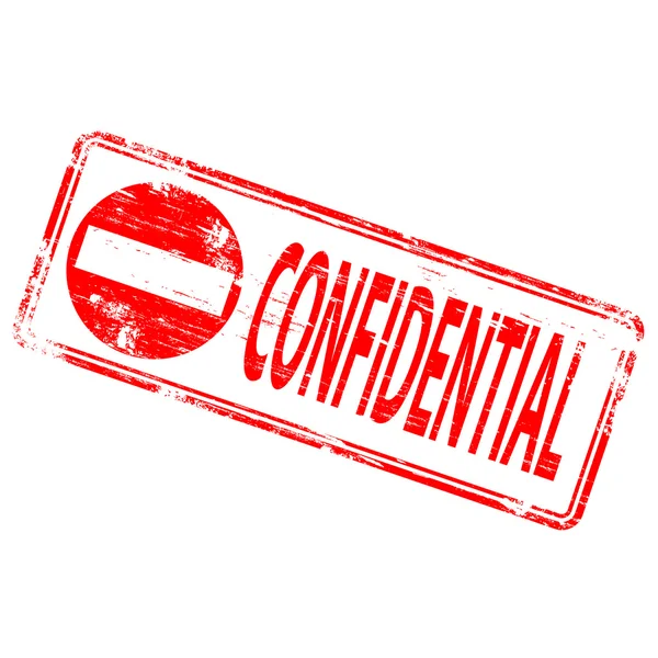 Confidencial — Vector de stock