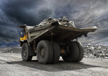 Mining truck clipart