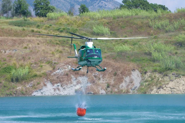소방 헬기 — 스톡 사진