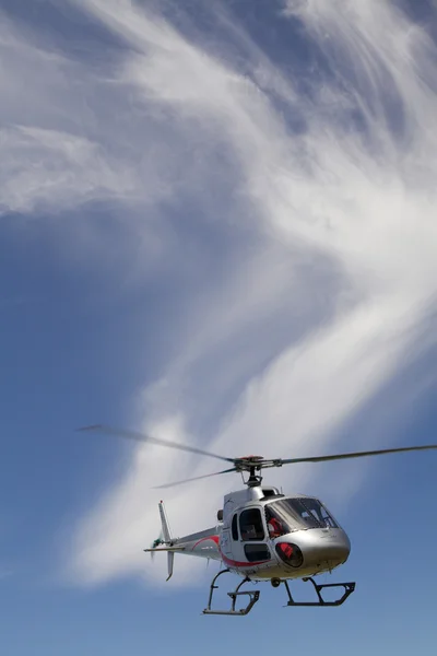Flying helicopter — Stock Photo, Image