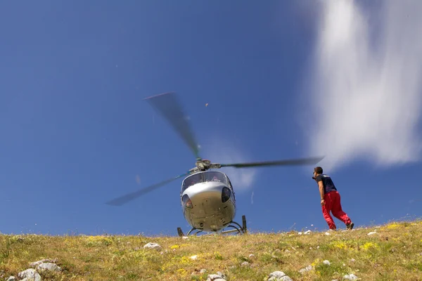 Спасательный вертолет Стоковое Фото