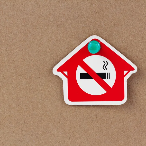 No fumar en casa . — Foto de Stock