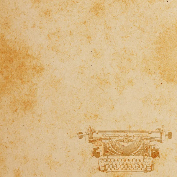 タイプライターの pattern.vintage の背景を持つ古い紙. — ストック写真