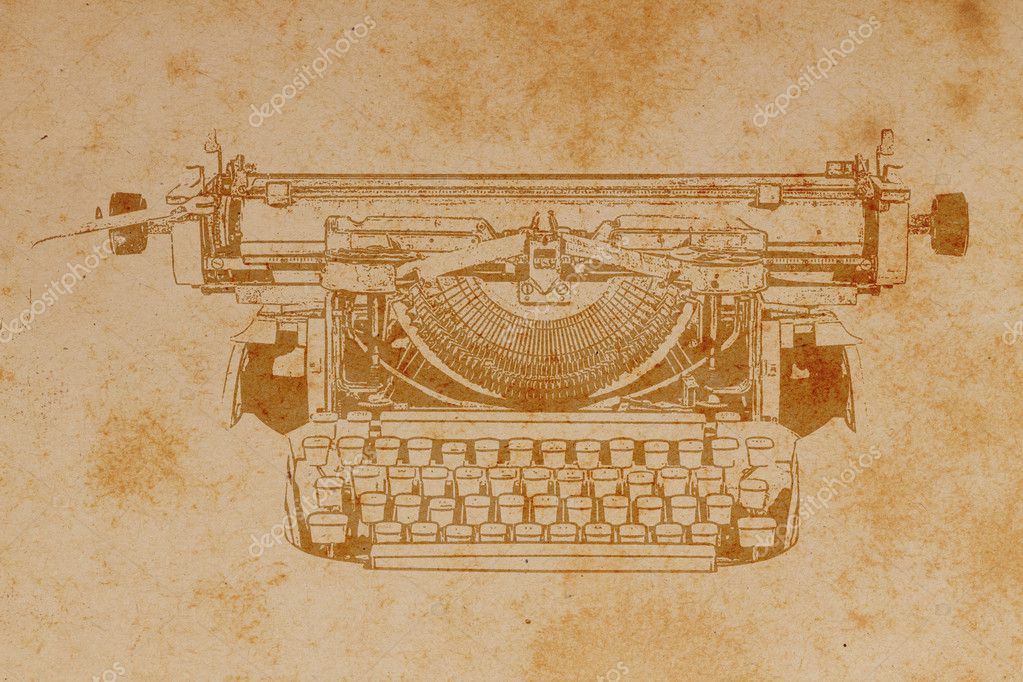 Vintage Typewriter Paper Wooden Background Toned Stock Photo - Download  Image Now - Typewriter, Retro Style, Antique - iStock