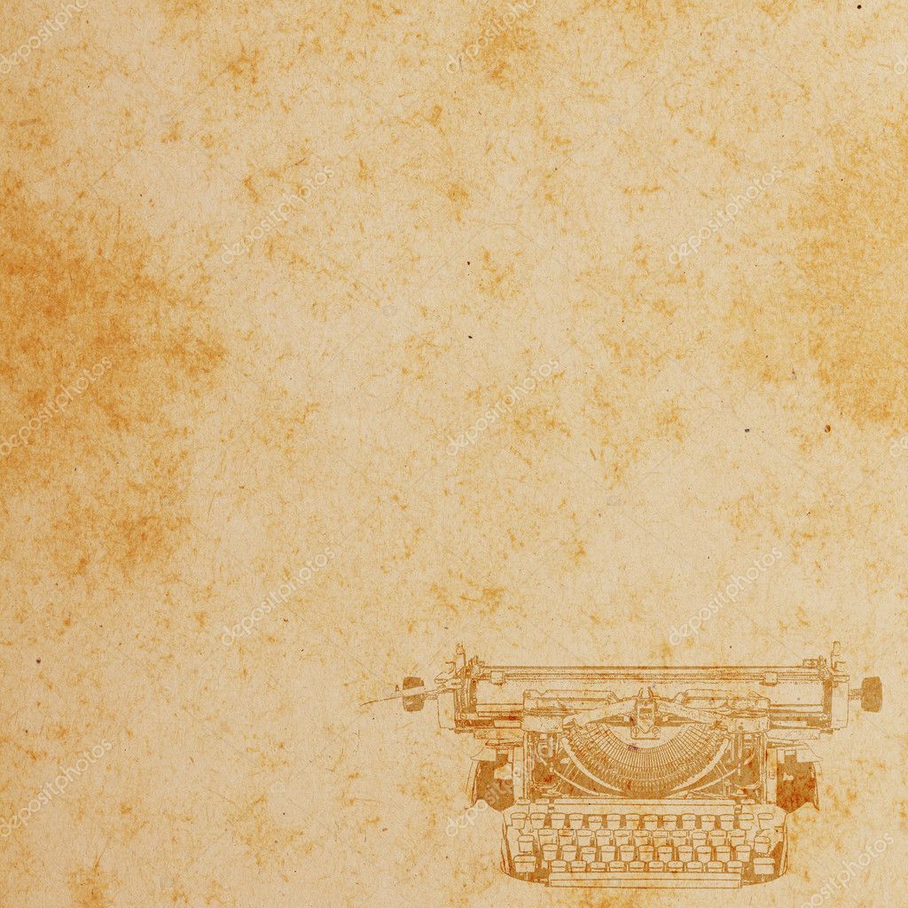 Old paper with Typewriter Pattern.Vintage background. Stock Photo
