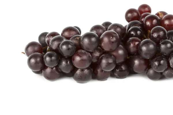 Wet grapes isolated on white — Stock Photo, Image