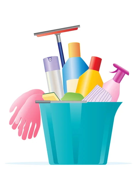 Nettoyage de printemps — Image vectorielle