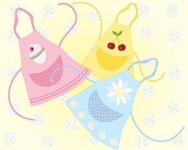 Cookery aprons clipart