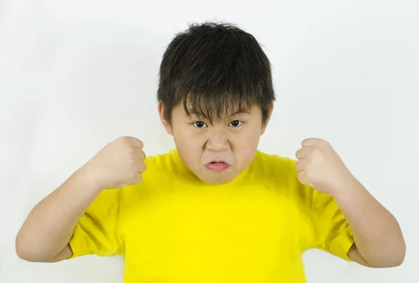 Angry child Stock Image