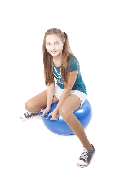 Schöne sport teen girl — Stockfoto