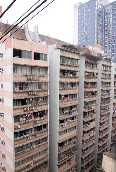 Chongqing Edifícios residenciais — Fotografia de Stock