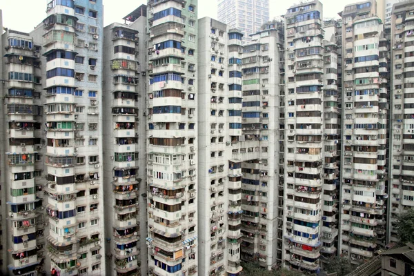 Chongqing residentiële gebouwen — Stockfoto