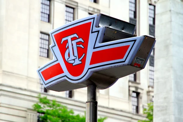Símbolo de la Comisión de Transporte de Toronto Imagen de stock