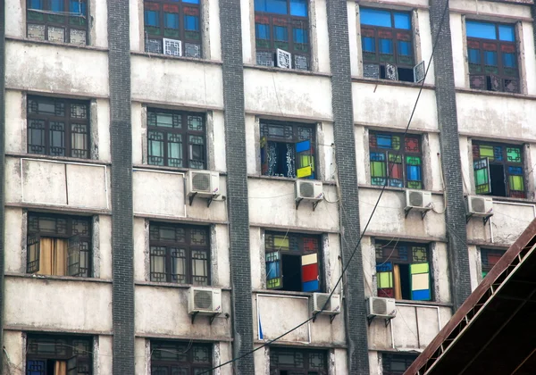 Chiński budynek mieszkalny szczegóły — Zdjęcie stockowe