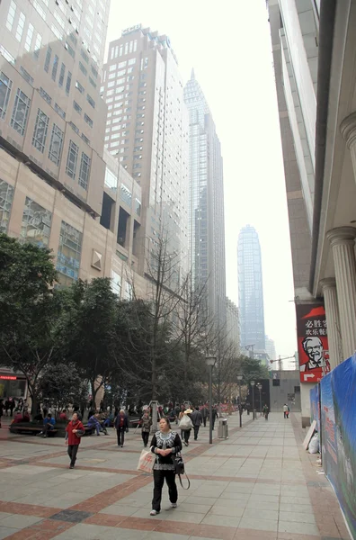 市中心重庆 — 图库照片