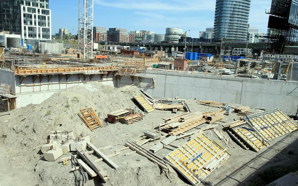 Zona di costruzione di Toronto — Foto Stock