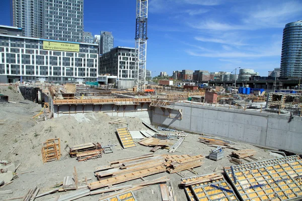 Toronto placu budowy — Zdjęcie stockowe